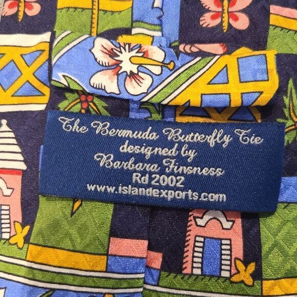 Island Exports silk tie - Picture 5 of 5